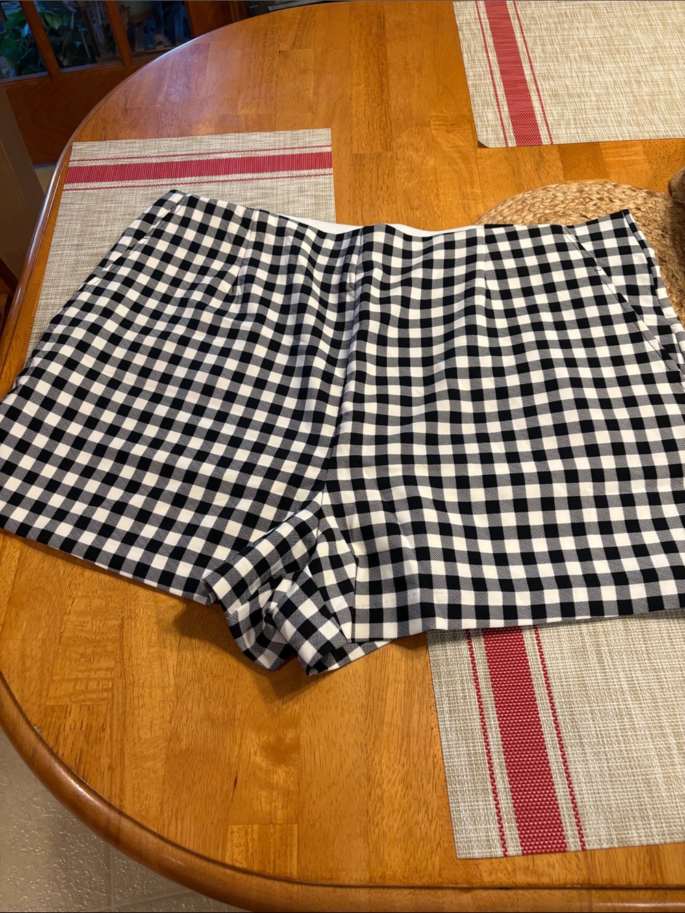 torrid Black & White Gingham High Waist Shorts